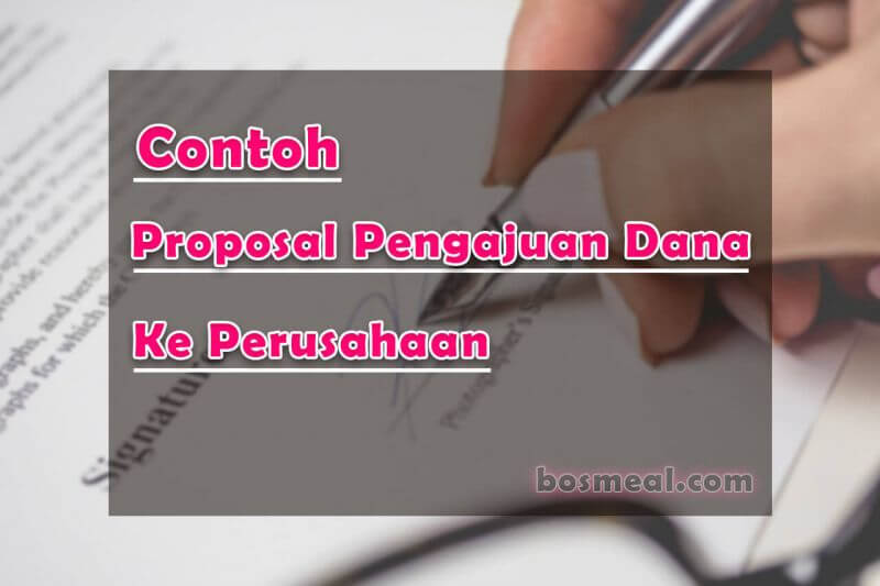 CONTOH PROPOSAL PENGAJUAN DANA Pdf Yang Benar