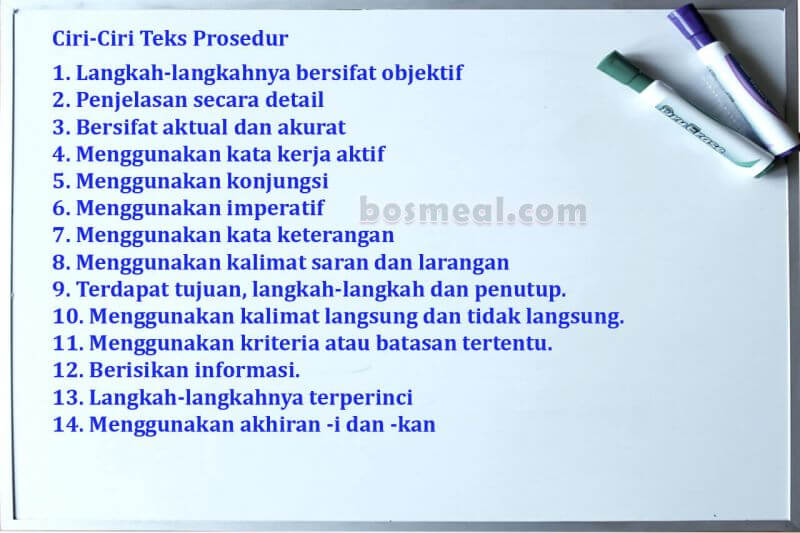 15 Contoh Teks Prosedur Pengertian Ciri Ciri Dan Cara Membuatnya - Riset