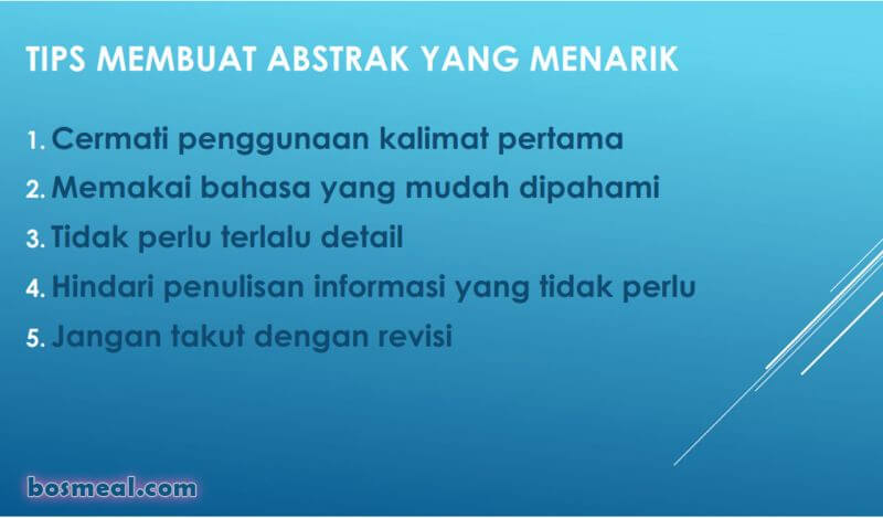 8 CONTOH Abstrak Skripsi, Karya Ilmiah, Jurnal Penelitian & Tesis