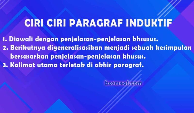 Contoh Paragraf Deduktif, Induktif & Campuran - Bosmeal