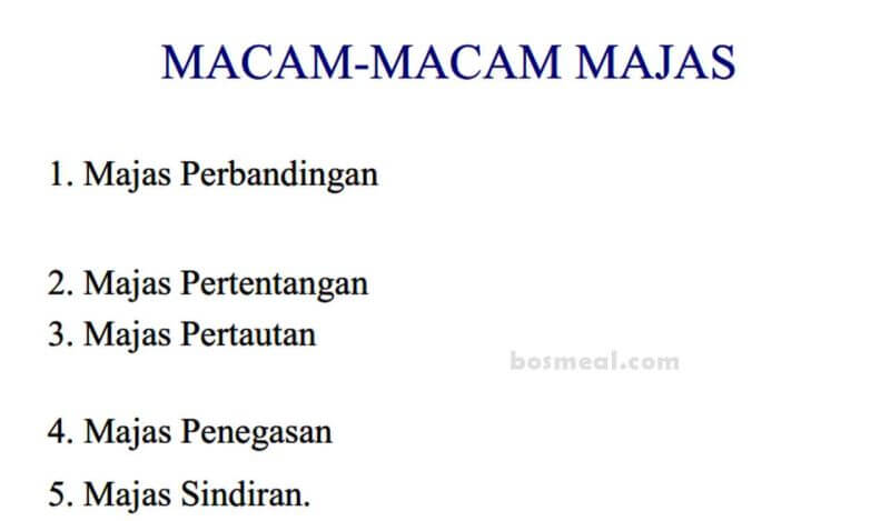 PENGERTIAN MAJAS: Macam Macam Majas Dan Contohnya